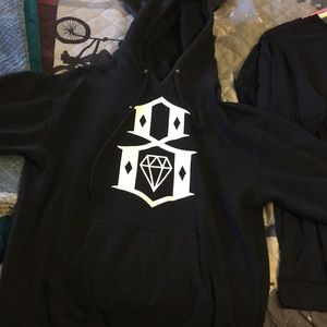 Rebel 8 logo men’s hoodie
